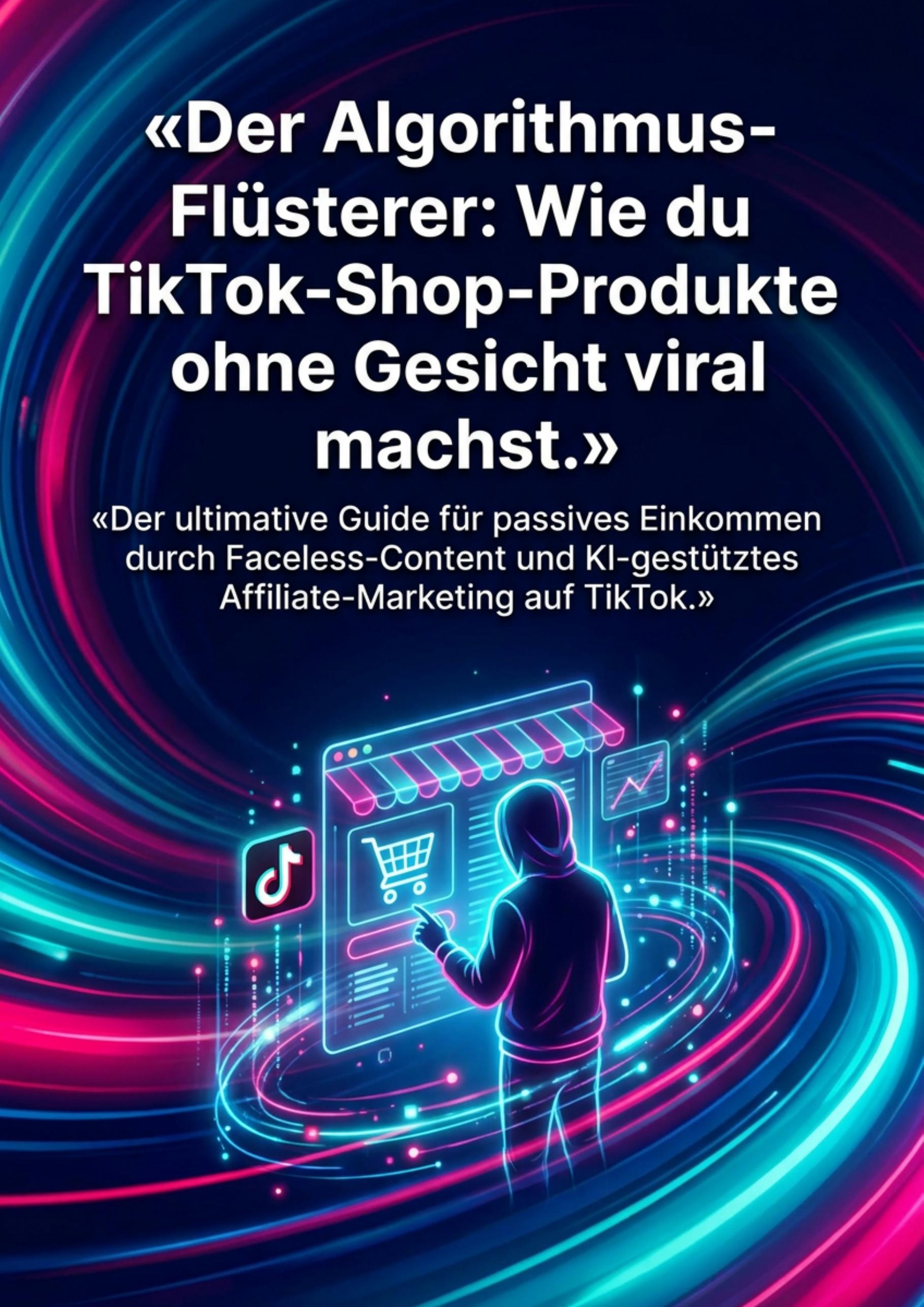 E-Book Cover: Der Algorithmus-Flüsterer – TikTok Shop Faceless